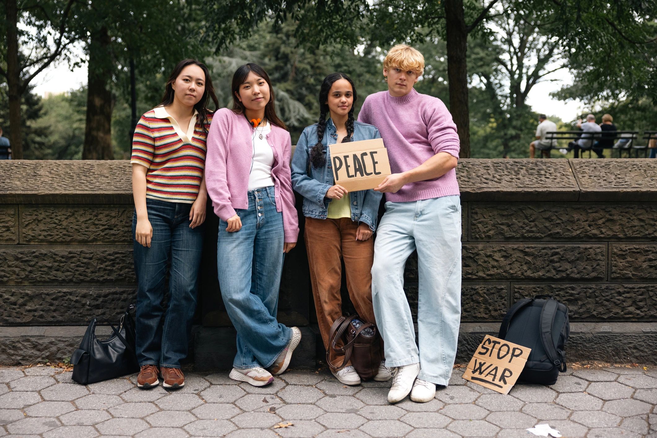 diverse youth vegan activism